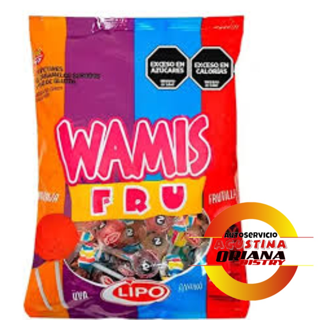 CHUPETIN WAMIS X50UN FRUTAL X 453G