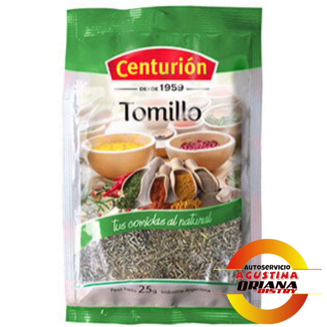 CONDIMENTO TOMILLO CENTURION