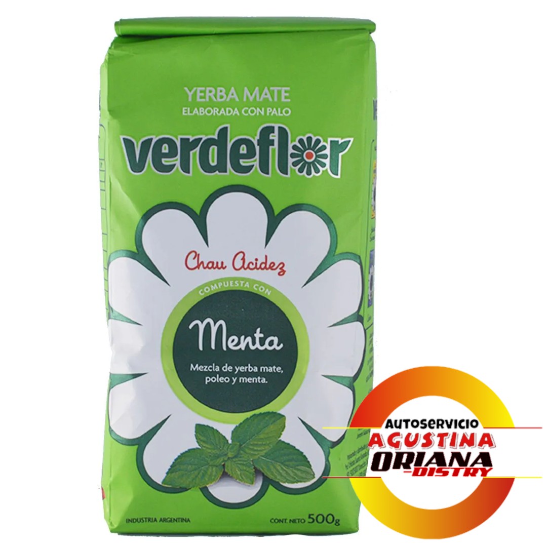 YERBA 500G VERDEFLOR MENTA