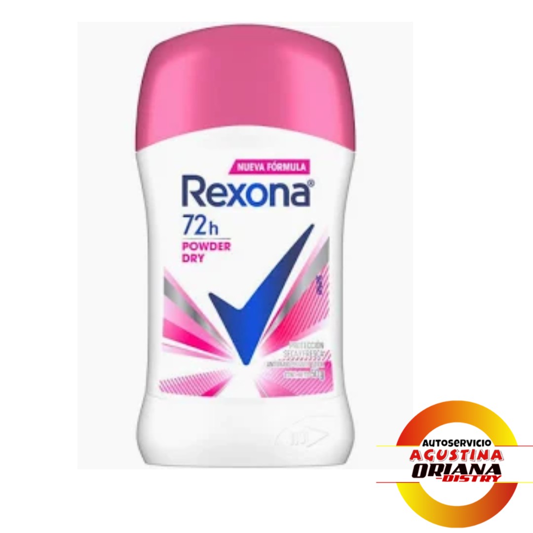 DESODORANTE 50G BARRA REXONA ROSA DRY