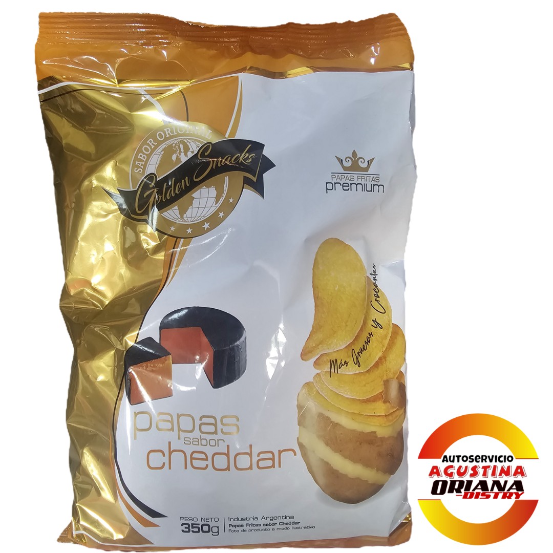 BURBUJAS 350G PAPAS CHEDDAR