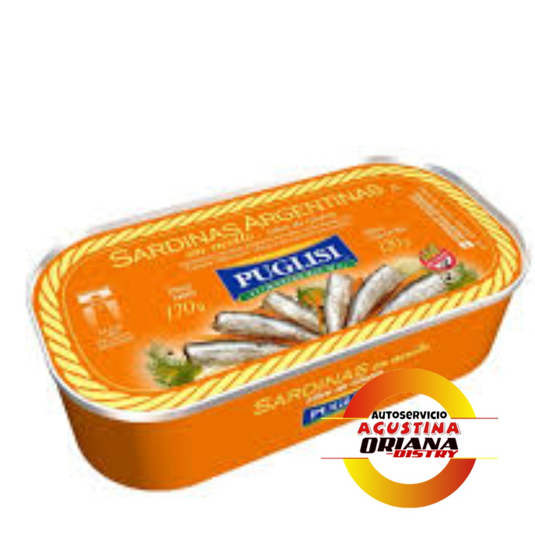 SARDINAS PUGLISI 170G  ACEITE