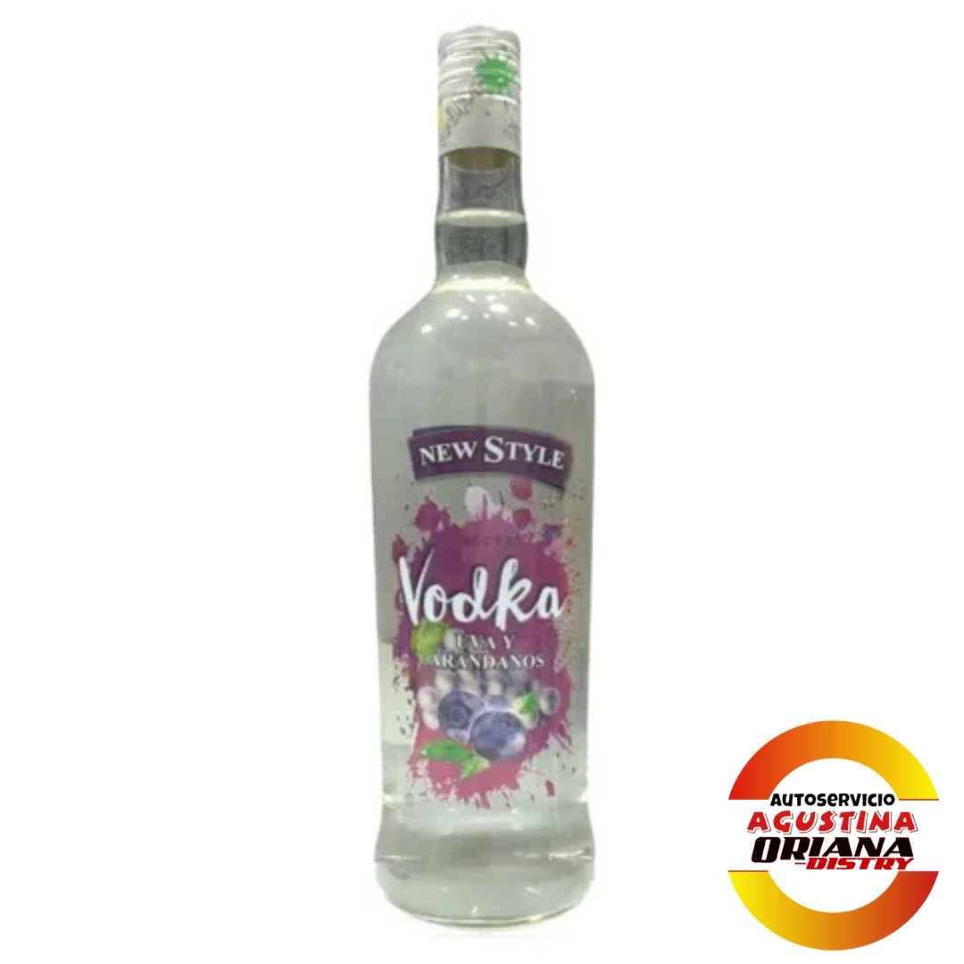VODKA NEW STYLE AZUL DURAZNO