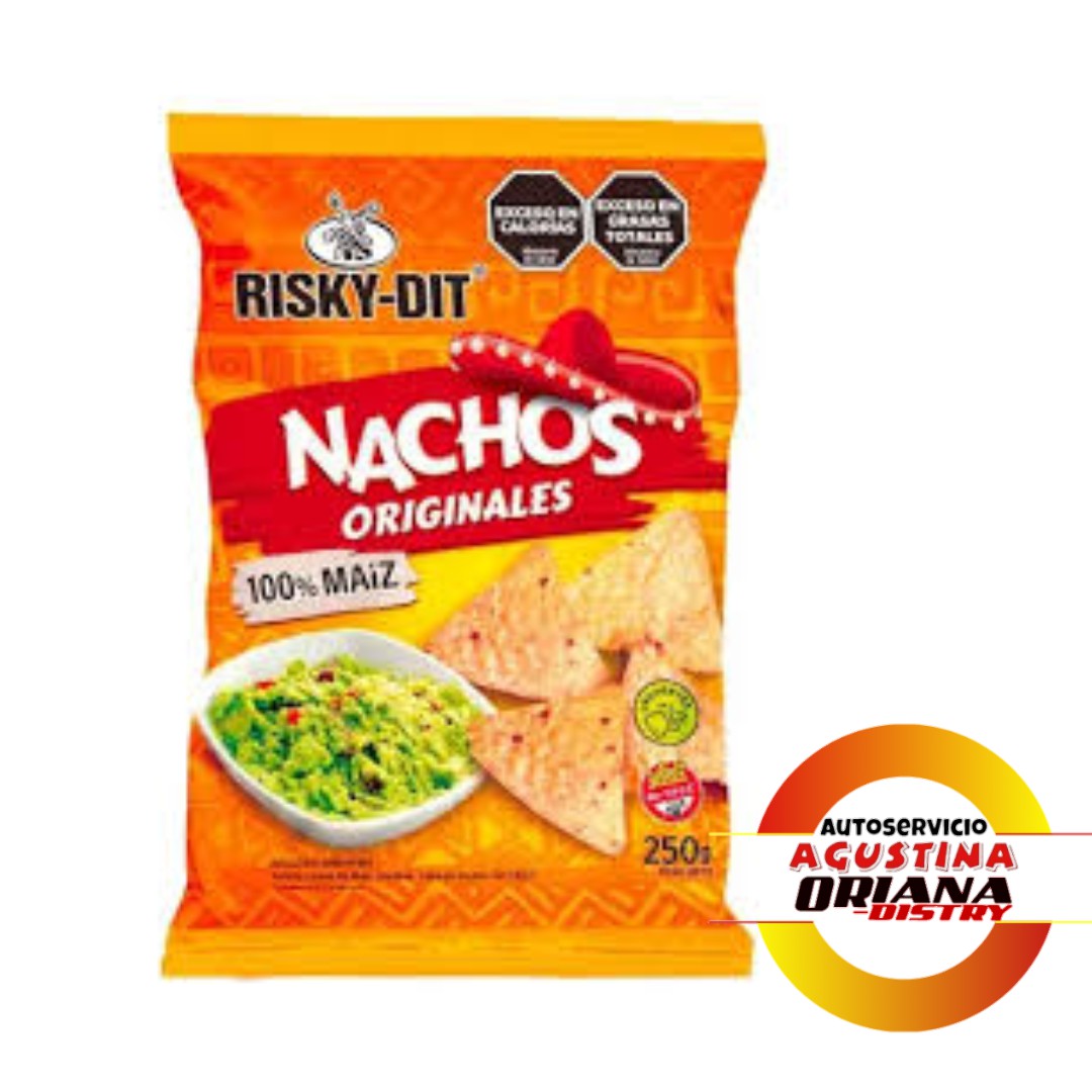 NACHOS RISKY-DIT 250G ORIGINALES