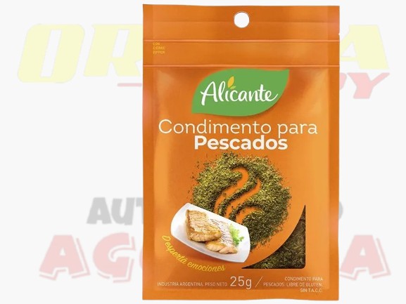 CONDIMENTO ALICANTE PARA PESCADO
