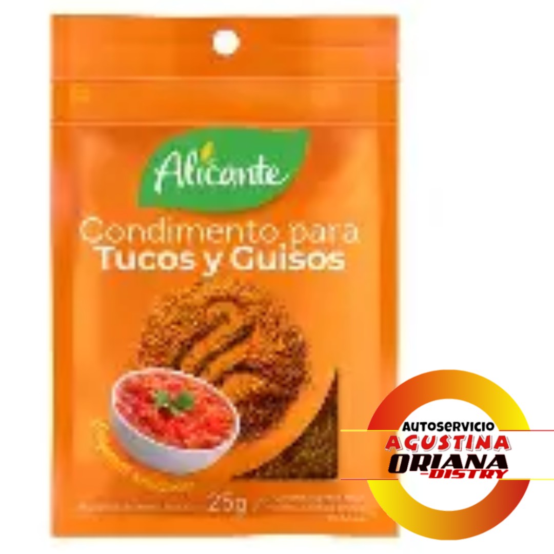 CONDIMENTO ALICANTE PARA TUCO Y GUISO 25G