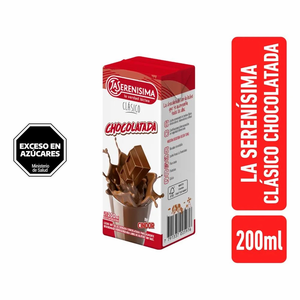 CHOCOLATADA 200ML SERENISIMA