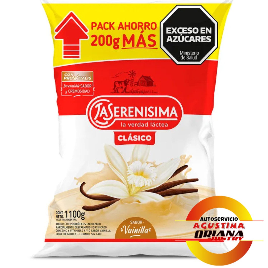 YOGUR 1100G SERENISIMA VAINILLA