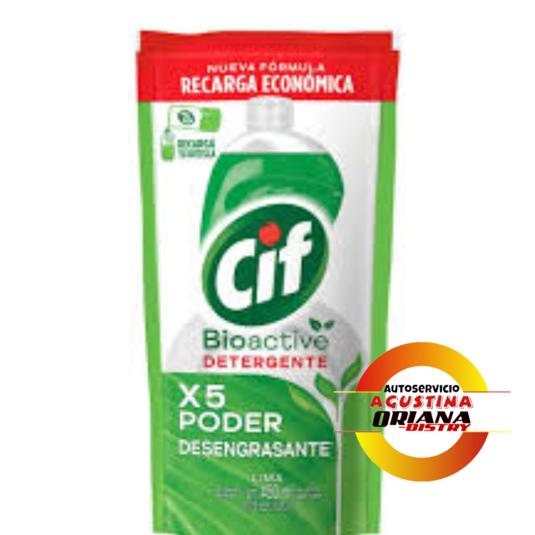 DETERGENTE 450 CIF DOY PACK LIMA