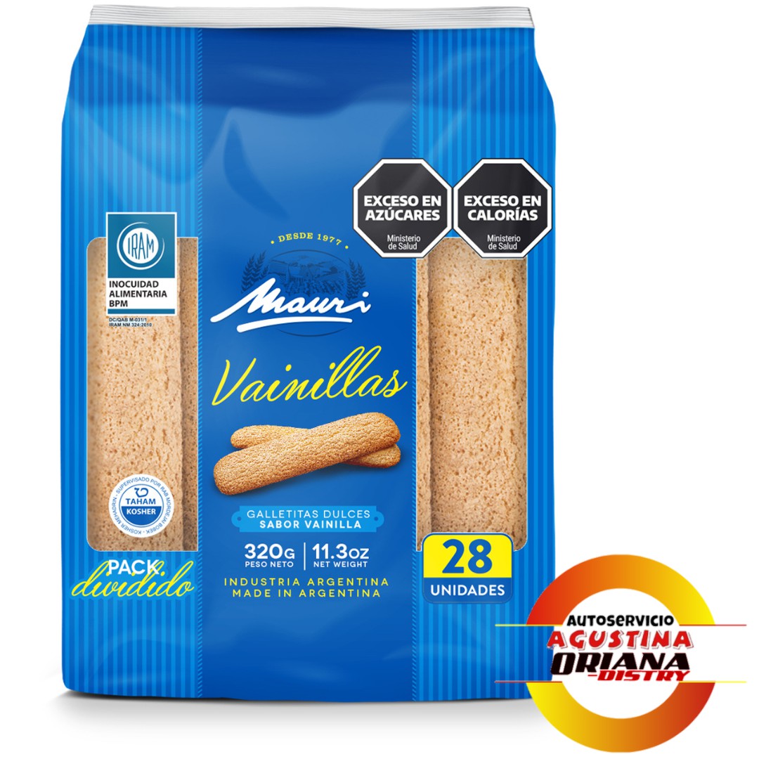 GALLETITAS MAURI VAINILLA 320G