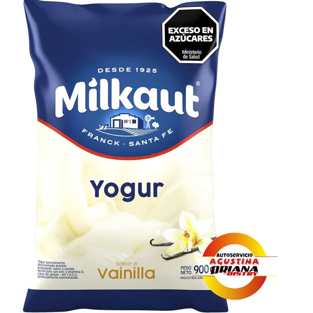 YOGUR MILKAUT 900G VAINILLA