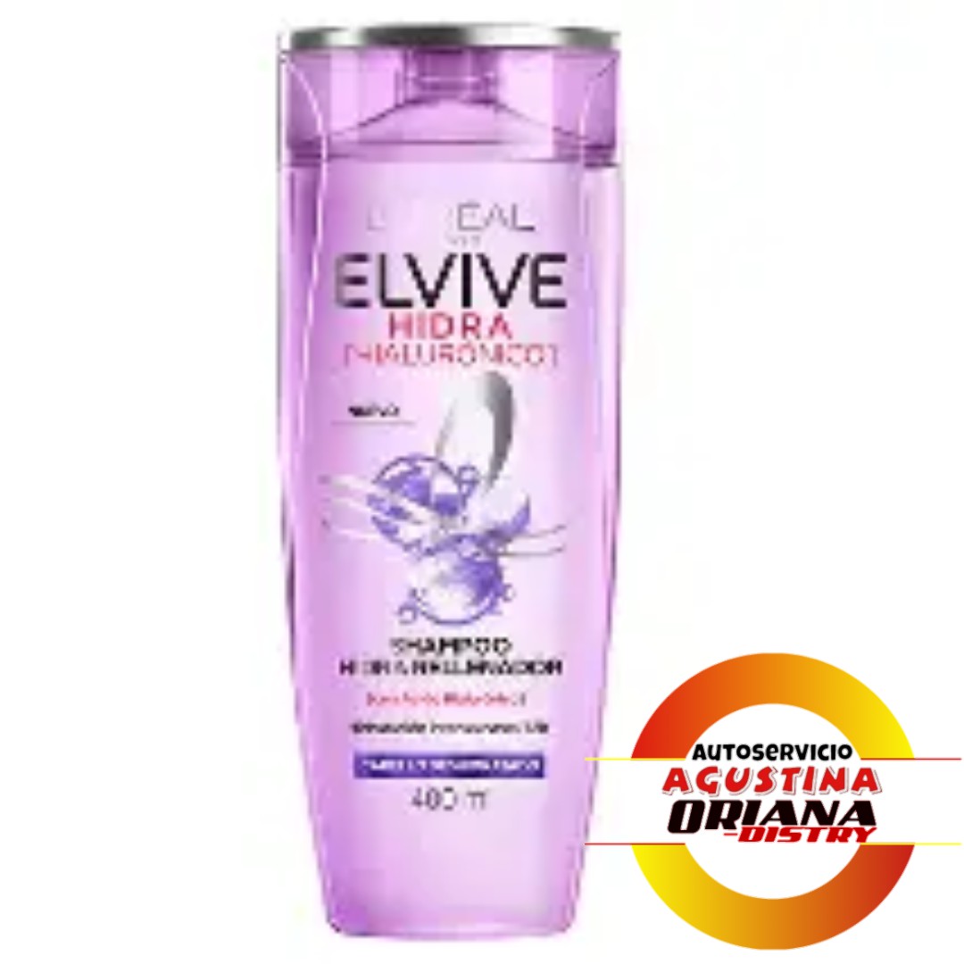SHAMPOO ELVIVE 400ML HIALURONICO