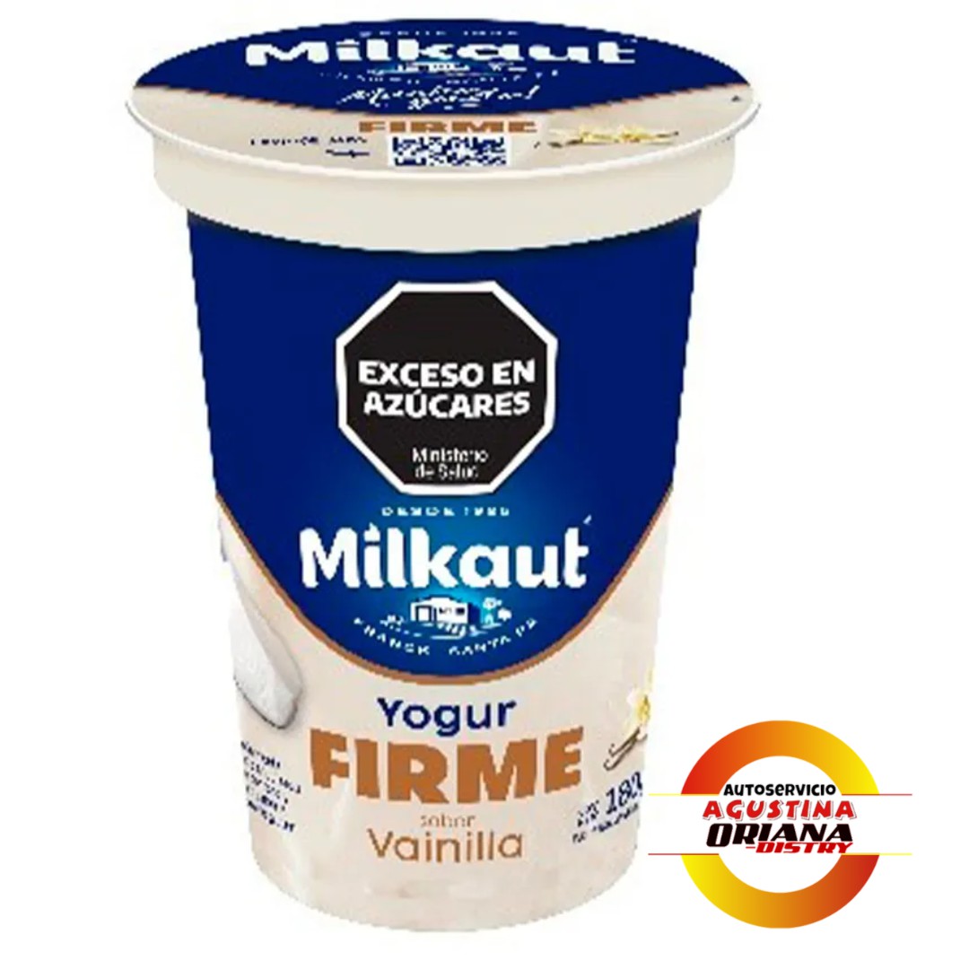 YOGUR MILKAUT FIRME 180G VAINILLA