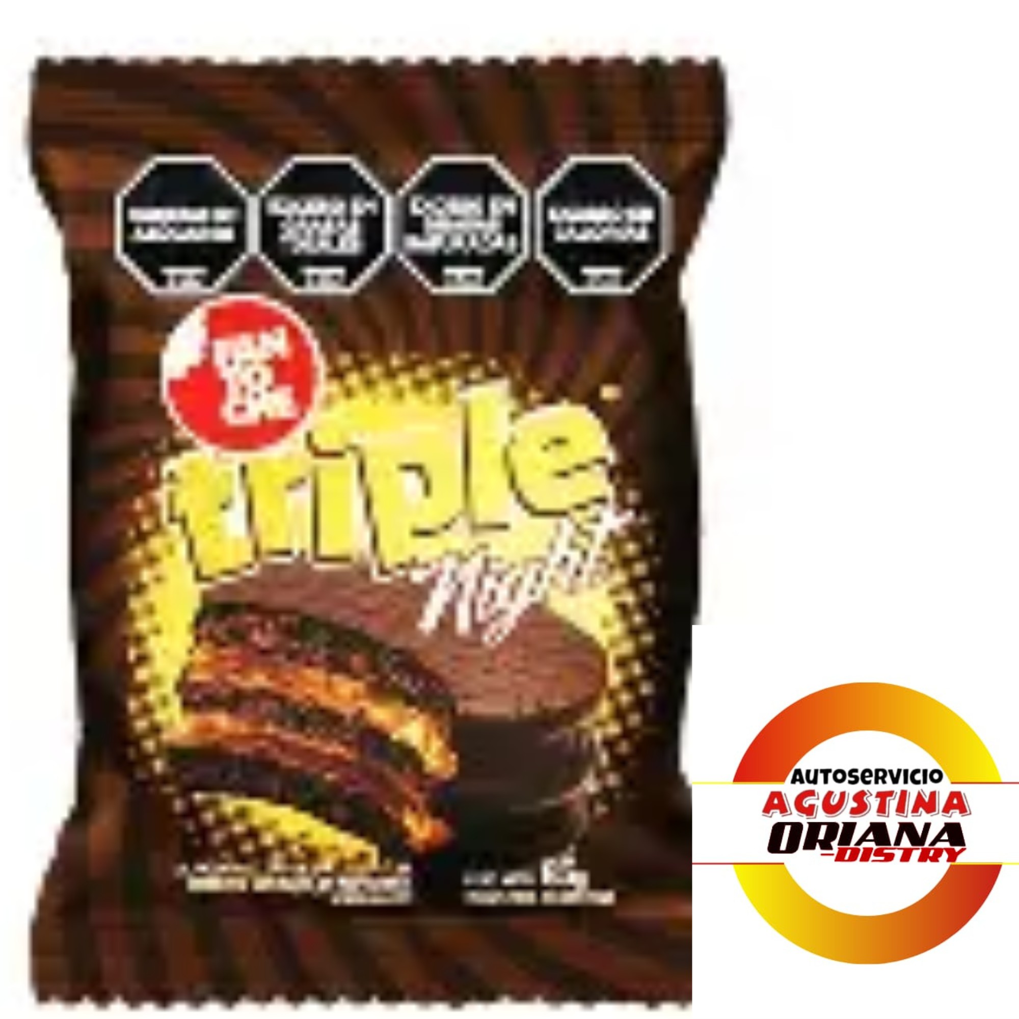 ALFAJOR FANTOCHE TRIPLECHOCO