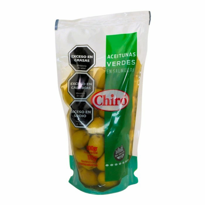 ACEITUNAS 90G CHIRO