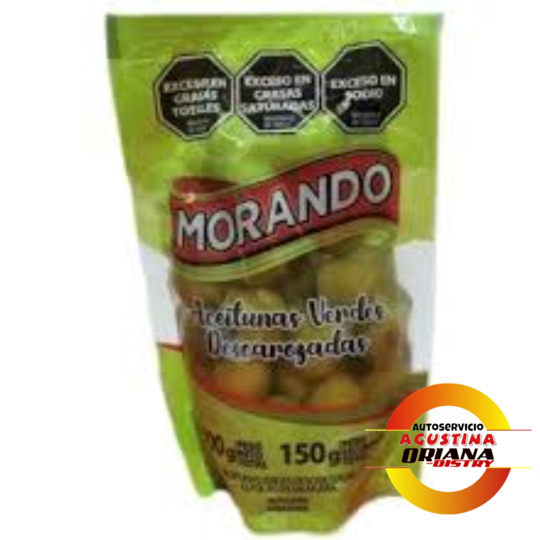 ACEITUNAS 150G  MORANDO DESCAROZADA