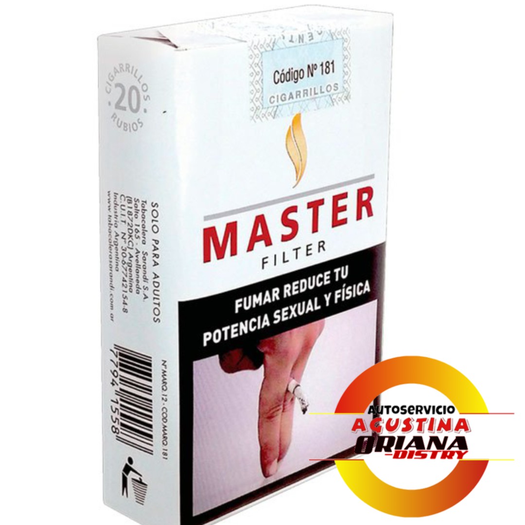 CIGARRILLO X20 MASTER COMUN