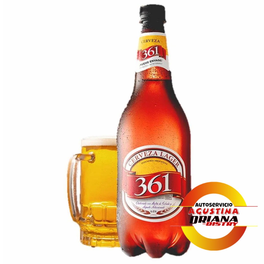 CERVEZA 361 DESCARTABLE LT