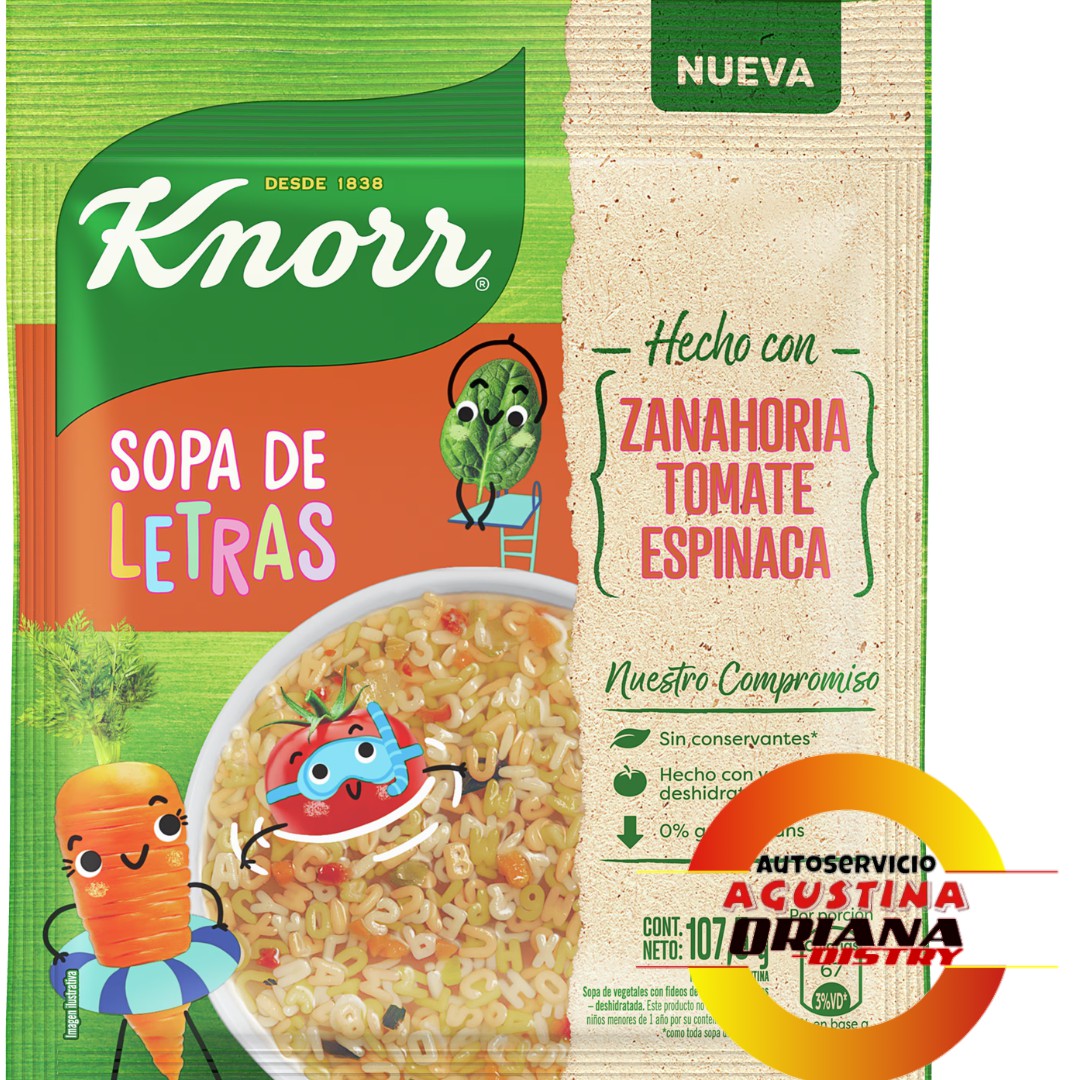 KNORR SOPA DE LETRAS