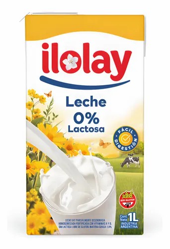 LECHE 1L DESLACTOSADA ILOLAY