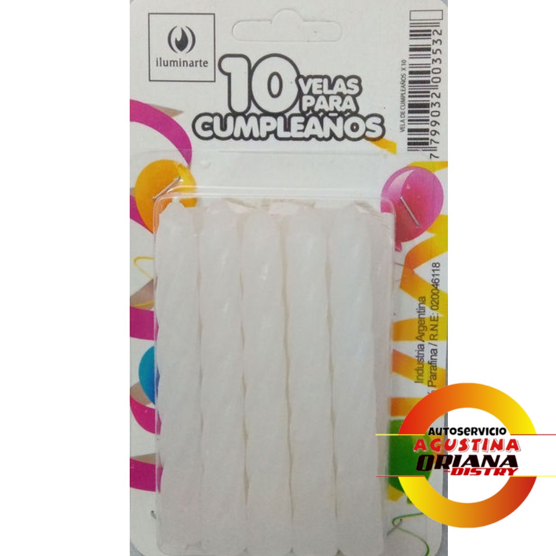 VELAS X10 CUMPLE