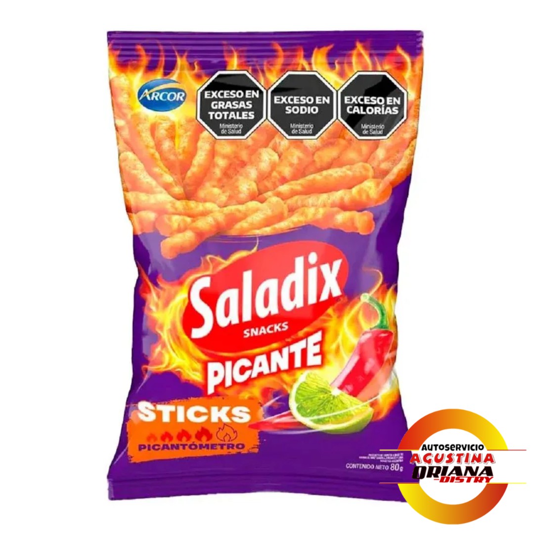 SALADIX PICANTE STICKS X 80G