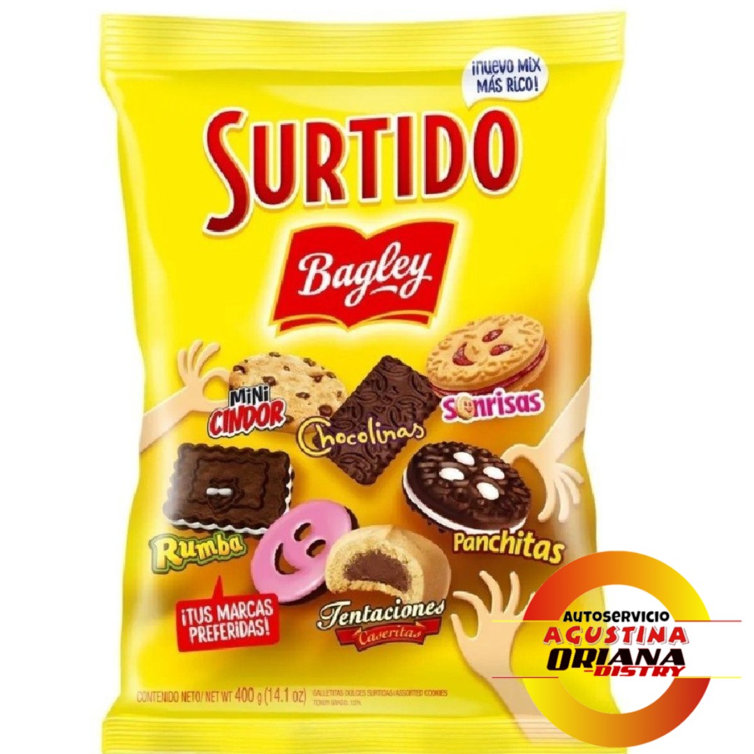 GALLETITAS SURTIDO BAGLEY 400G