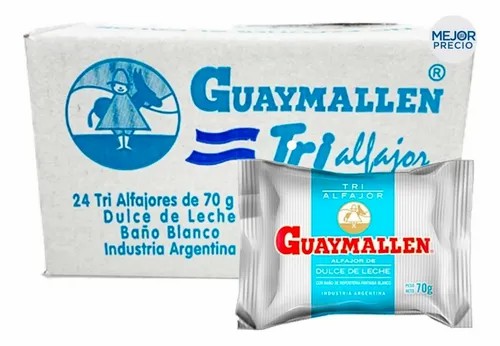ALFAJOR GUAYMALLEN TRIPLE X CAJA