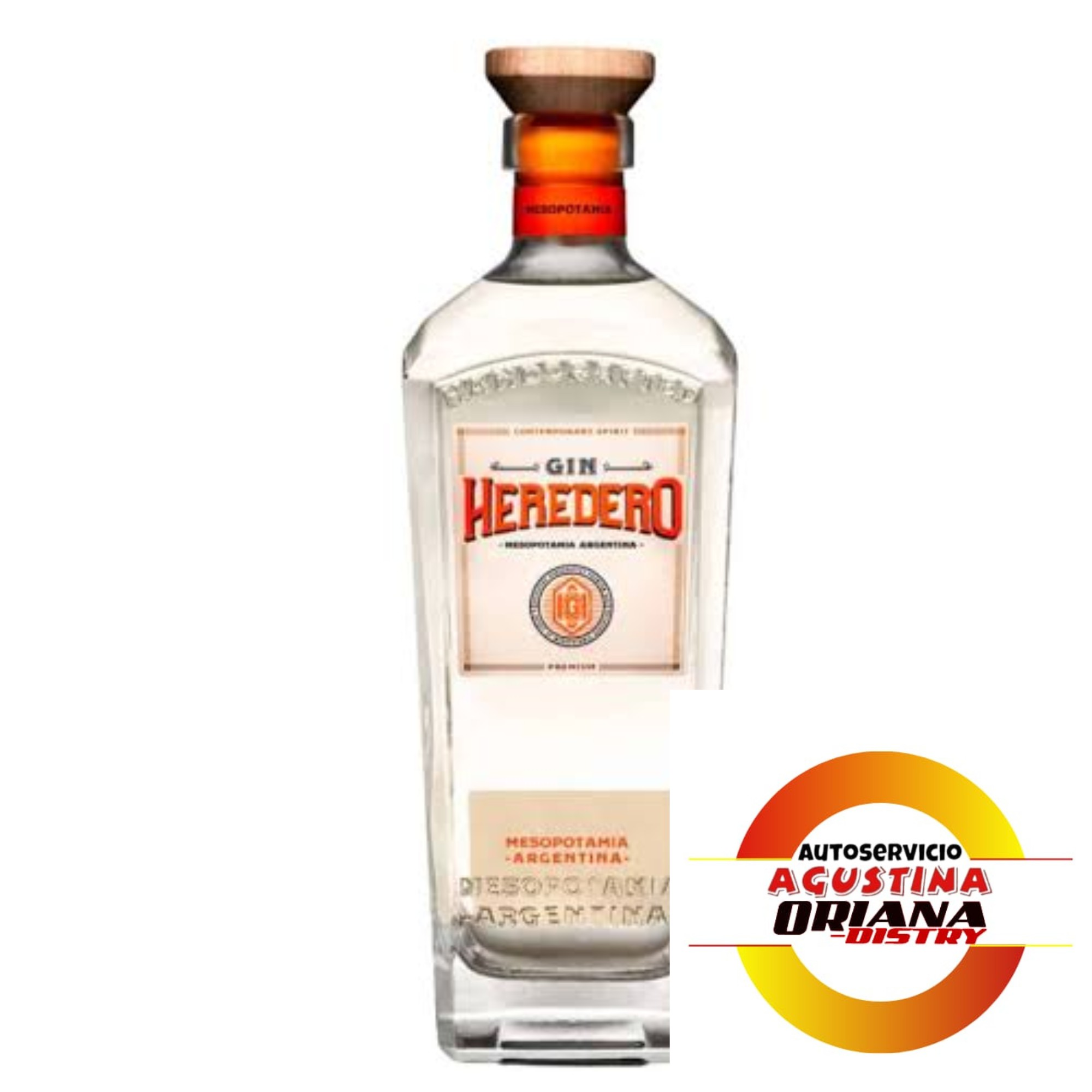 GIN HEREDERO TANGERINE 700ML