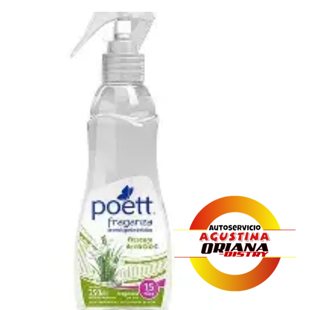 AROMATIZANTE POETT TEXTIL C/GATILLO 250ML FRESCURA ROCIO