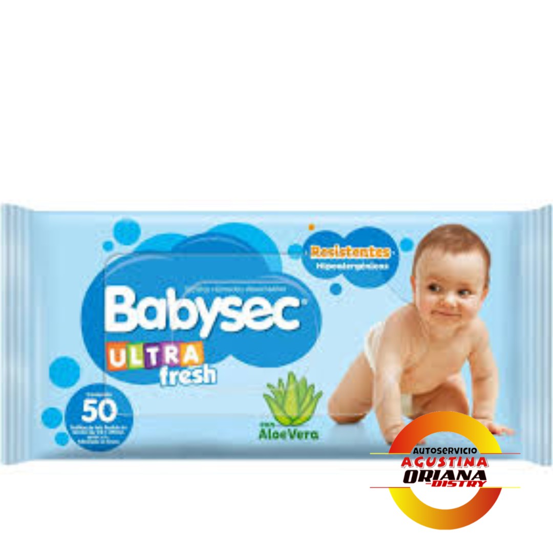 TOALLITAS HUMEDAS BABYSEC ULTRA FRESH 50UNI