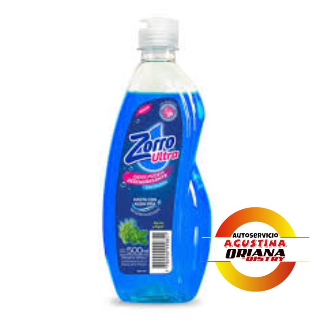 DETERGENTE 500 ZORRO GLICERINA