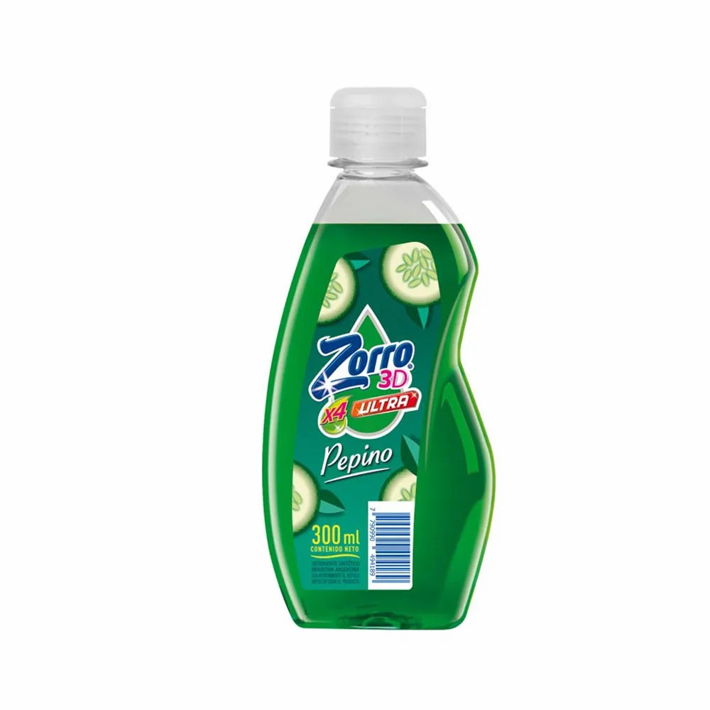 DETERGENTE 300 ZORRO ALOE ULTRA